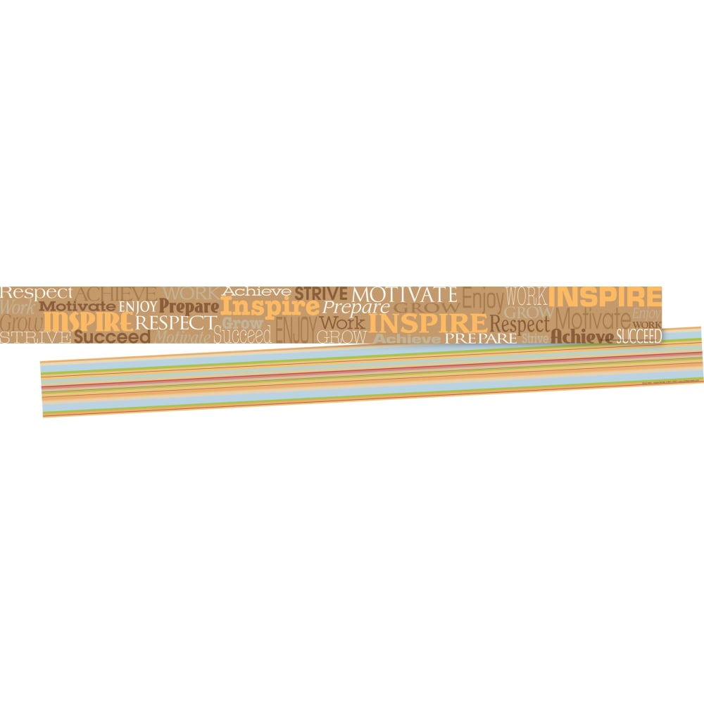 Barker Creek Double-Sided Straight-Edge Border Strips, 3" x