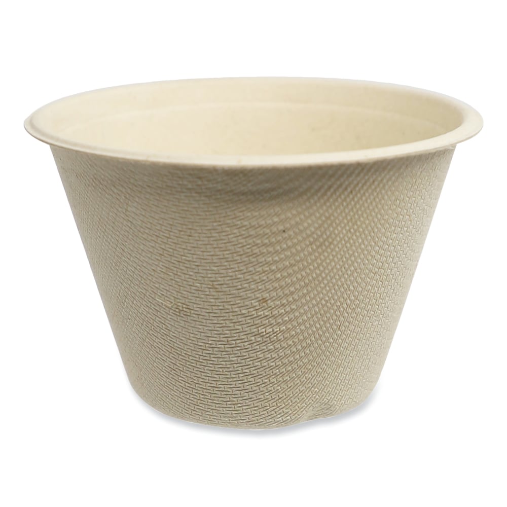 World Centric® Fiber Cups, 4 Oz, Natural Paper,