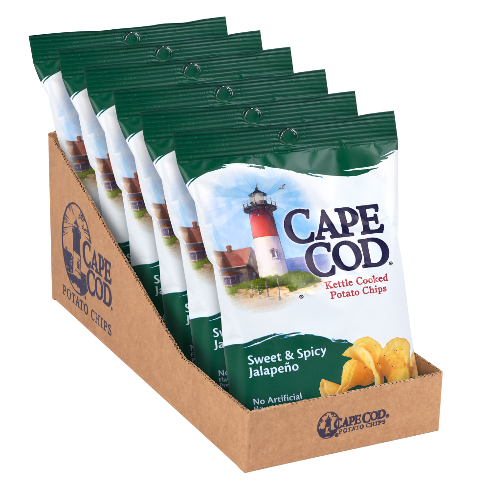 Cape Cod Jalapeno Potato Chips, 2.0 Oz, Case