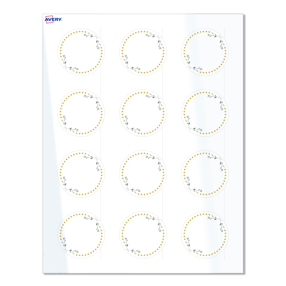 Avery® Print-To-The-Edge Labels With Sure Feed® Technology,