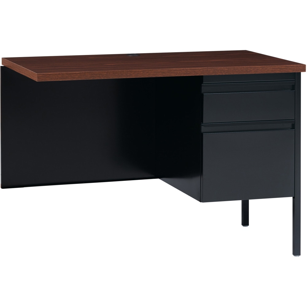 Lorell® Fortress Series 42"W Steel Pedestal Return Desk,
