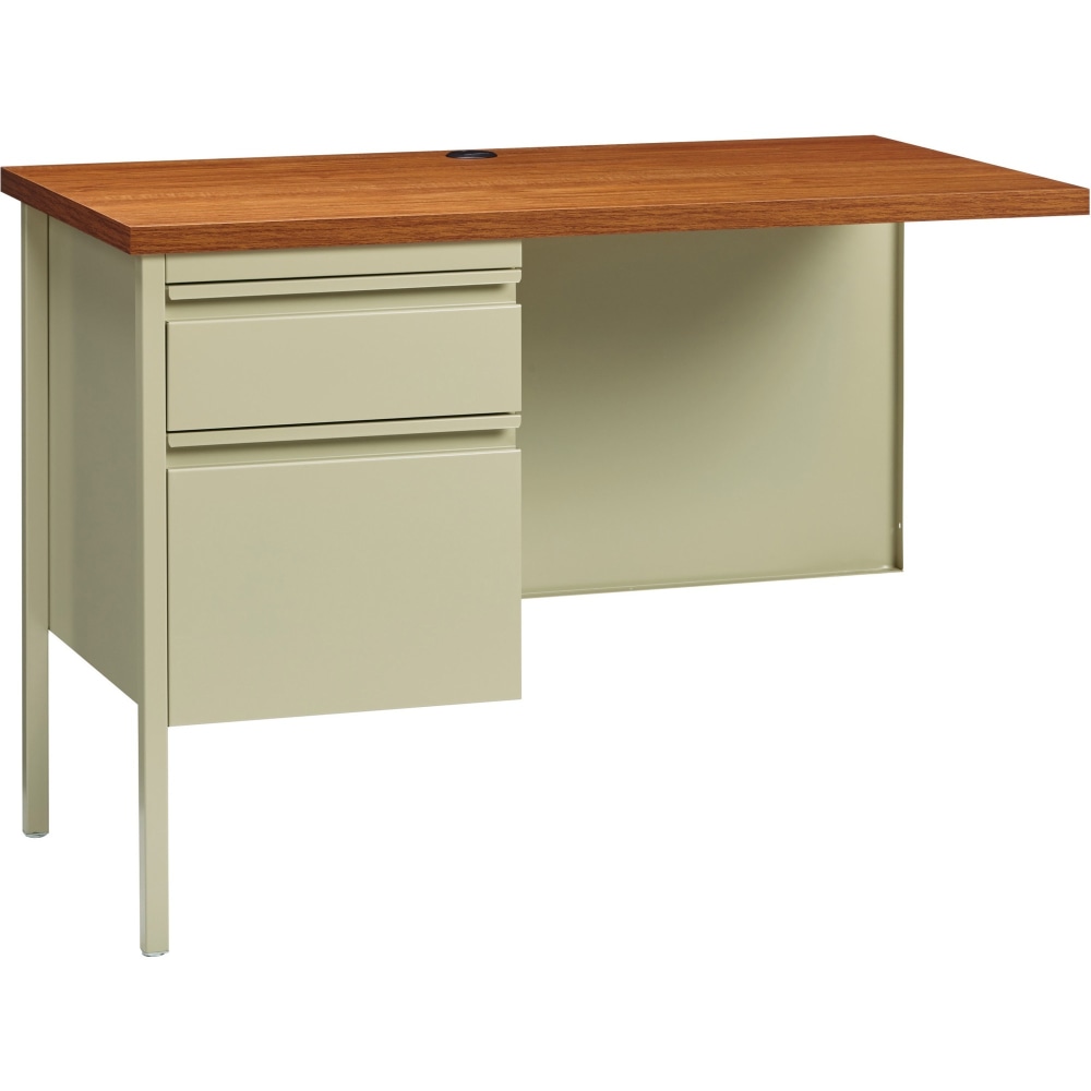 Lorell® Fortress Series 42"W Steel Pedestal Return Desk,