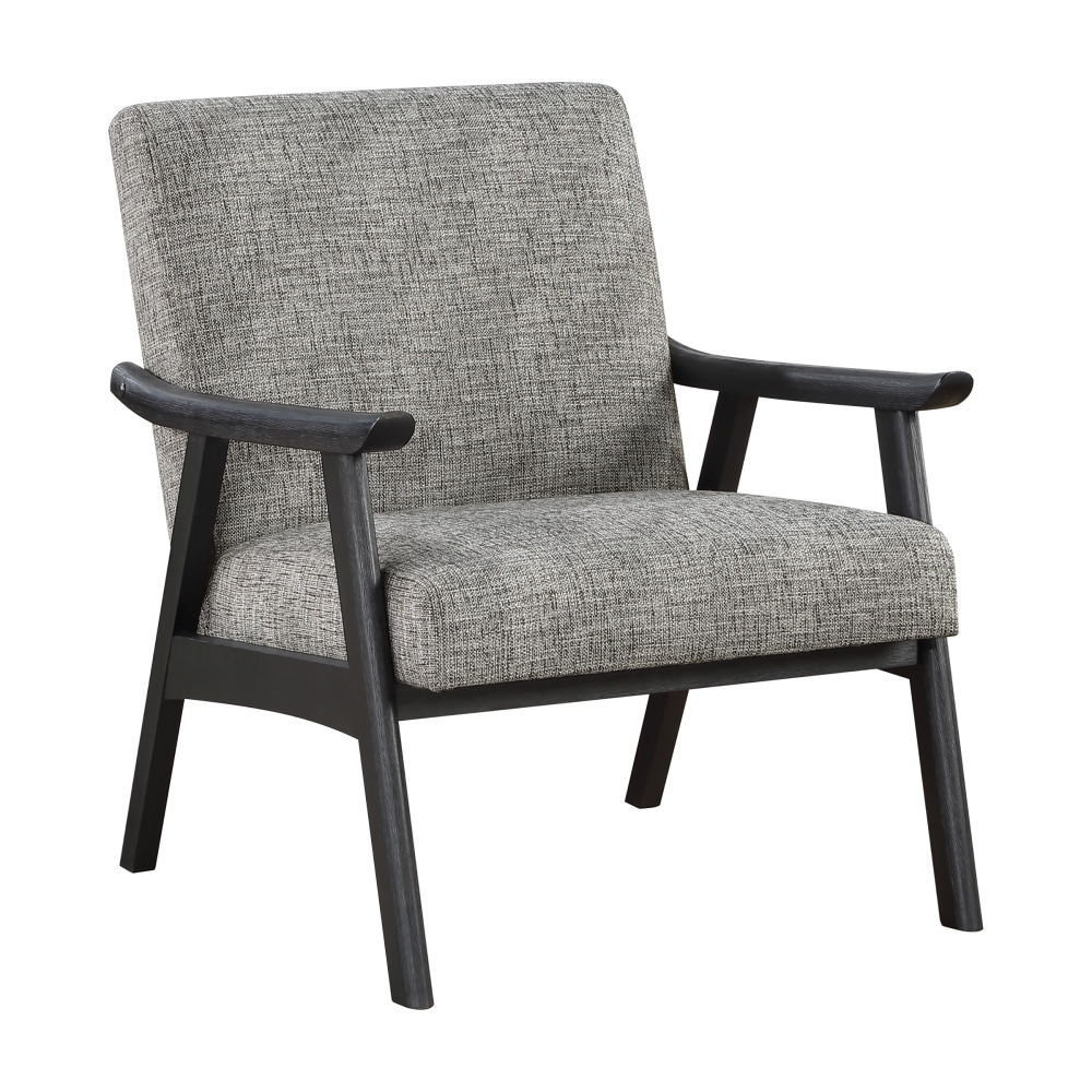 Office Star Weldon Accent Armchair, Graphite