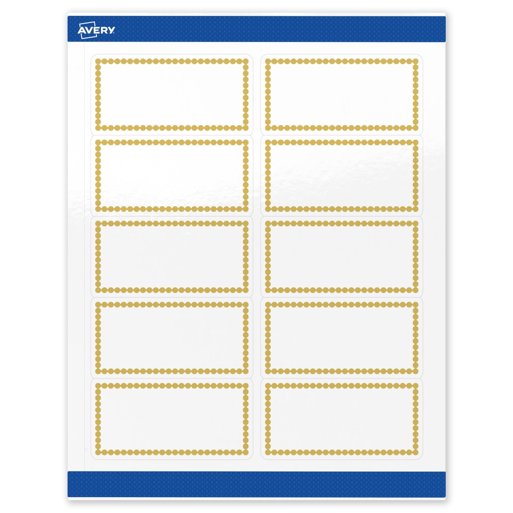 Avery® Printable Labels With Sure Feed® Technology,
