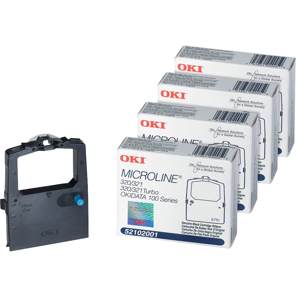 Oki Dot Matrix Ribbon Cartridge - Black -