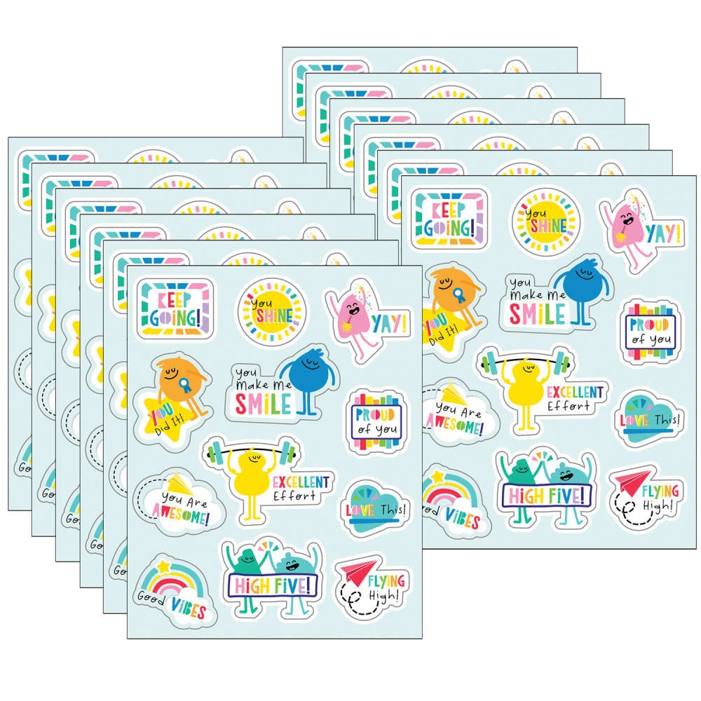 Carson Dellosa Education Motivational Stickers, Happy Place
