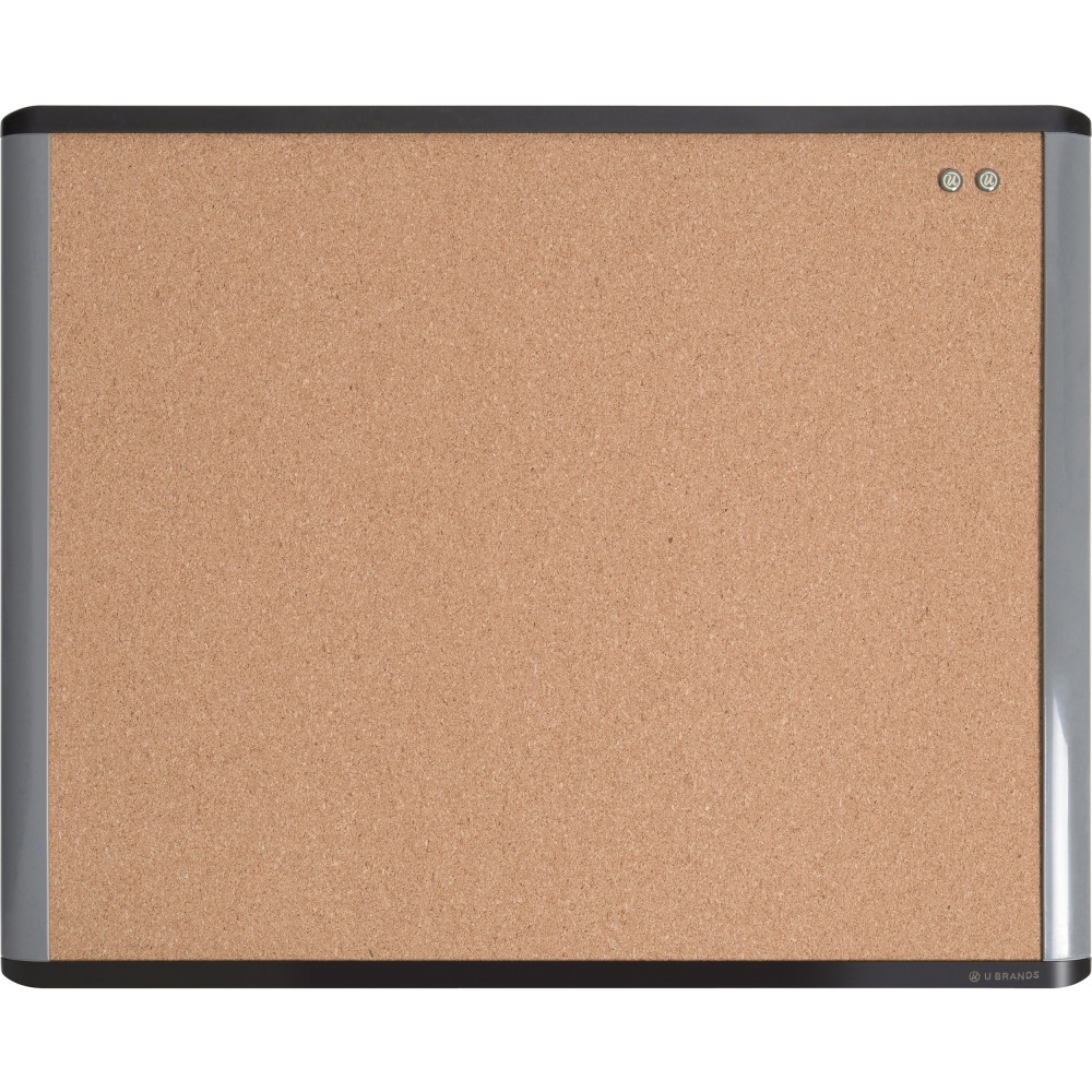 U Brands Mod Cork Bulletin Board, 20" X