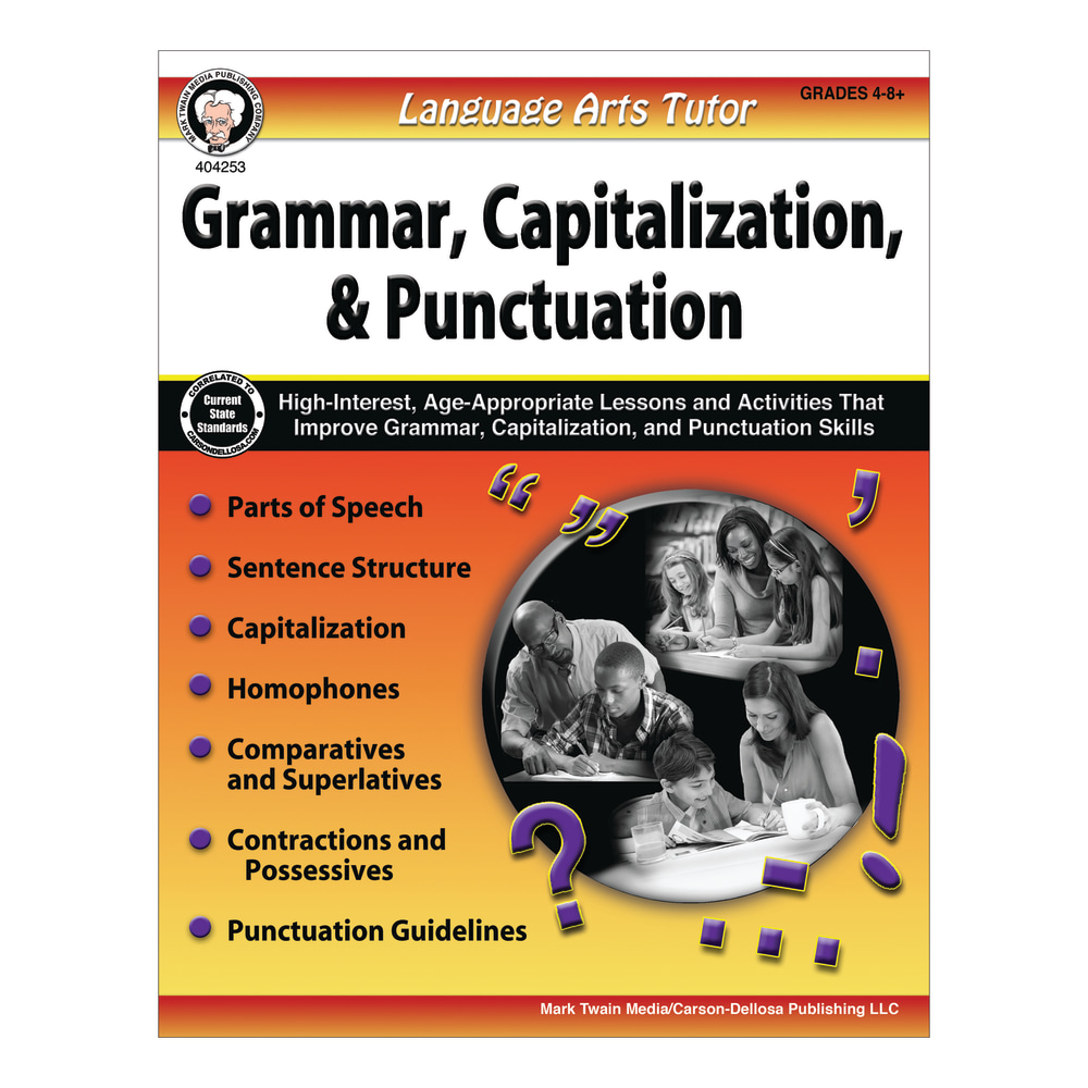 Mark Twain Media Language Arts Tutor: Grammar, Capitalization,