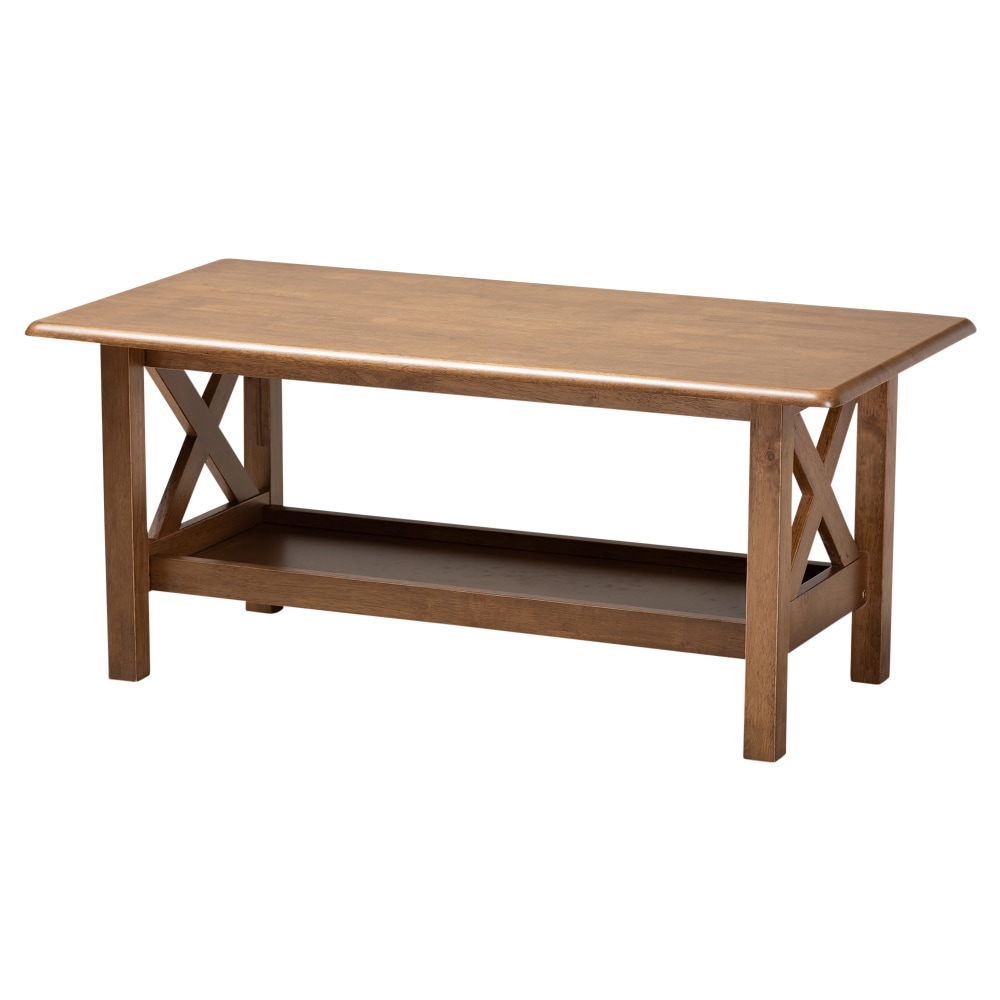 Baxton Studio Coffee Table, 17-1/2"H x 40-15/16"W x
