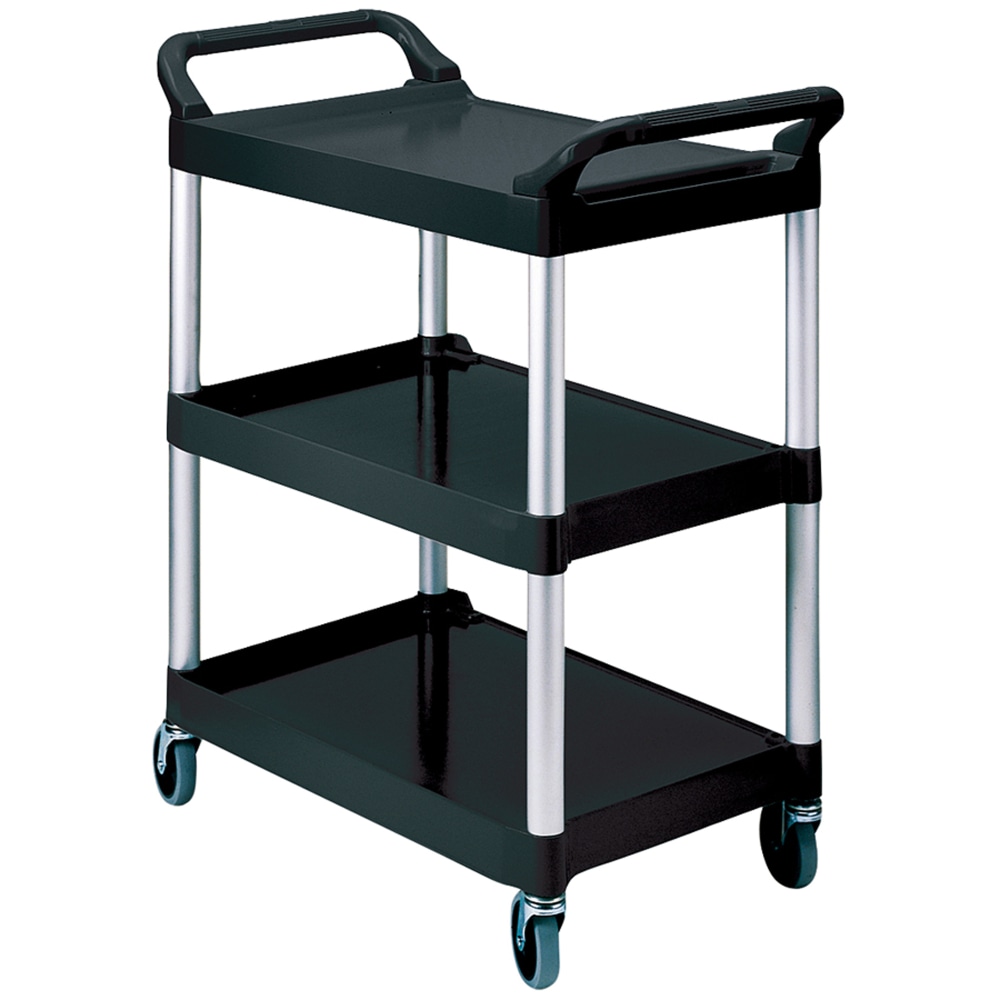 Rubbermaid® 3-Shelf Utility Cart, 37 3/4"H x 33