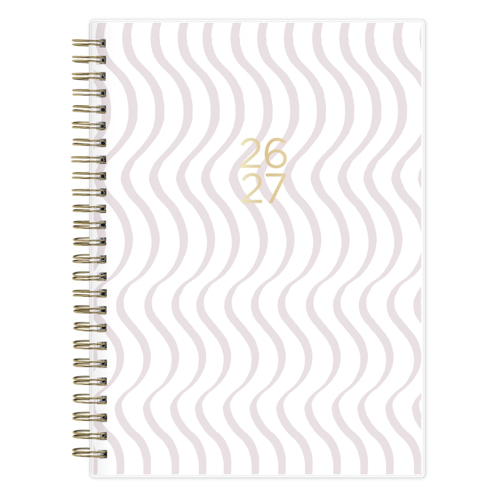 Planner Notes AG Squiggle Stripe Neutral 5.875x8.625 AY26–27