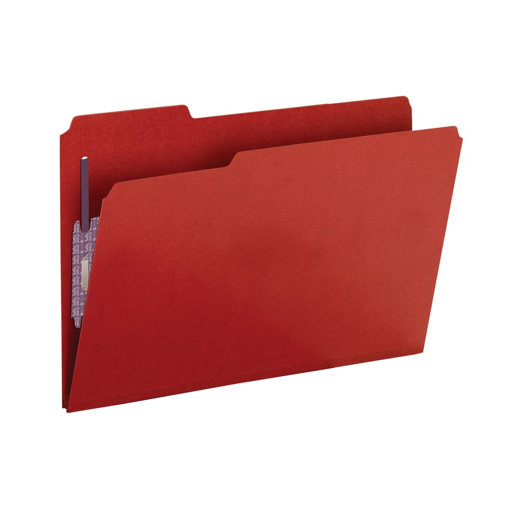 Smead® Color Pressboard Fastener Folders With SafeSHIELD® Coated