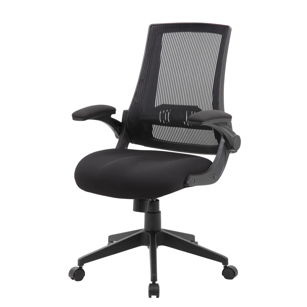 Boss Office Products Adjustable Mesh Task Chair, Black