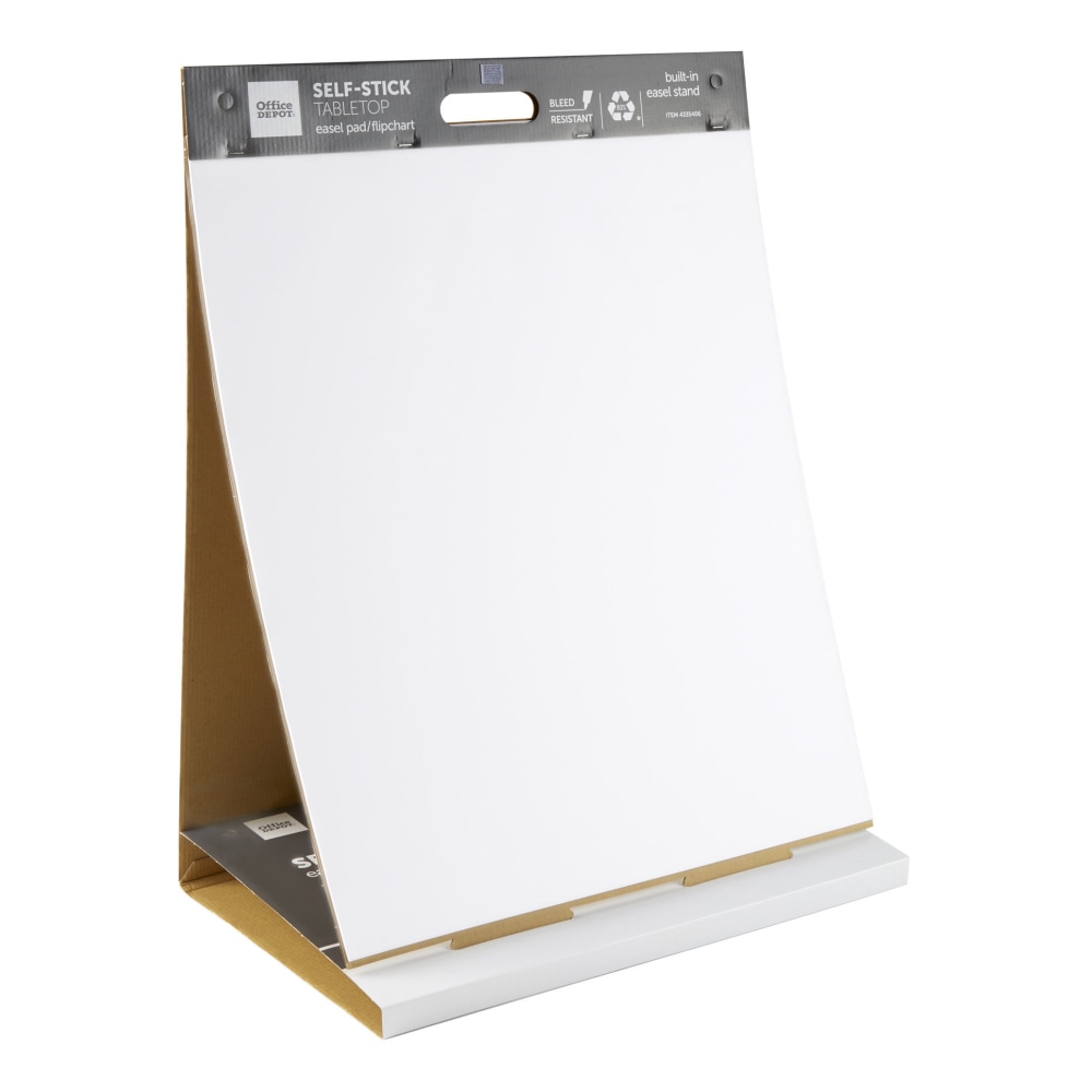 Office Depot® Brand Self-Stick Tabletop Easel Pad, 20"