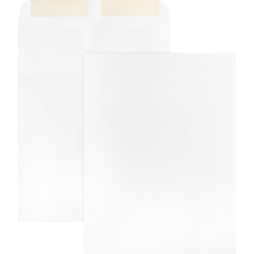 Business Source 28 lb. White Catalog Envelopes -
