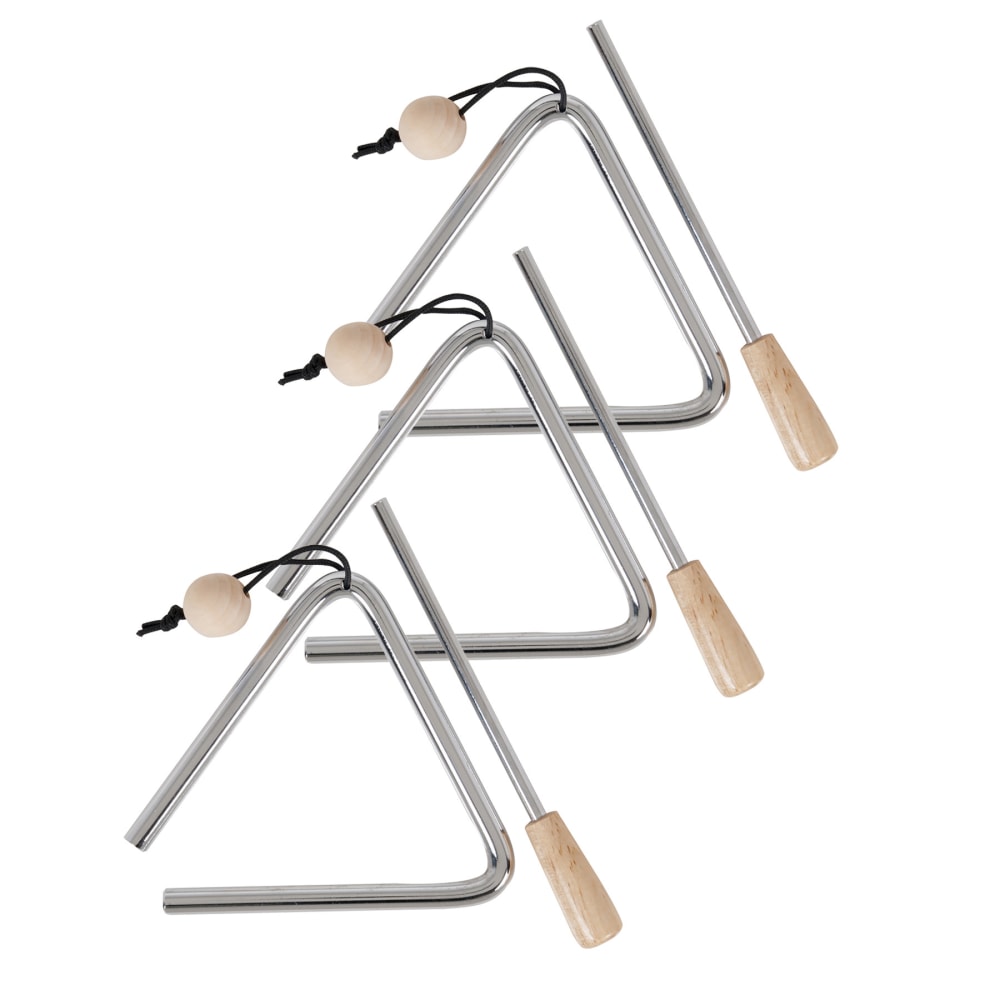 Westco Educational Products 4" Triangles, Silver, Pack Of