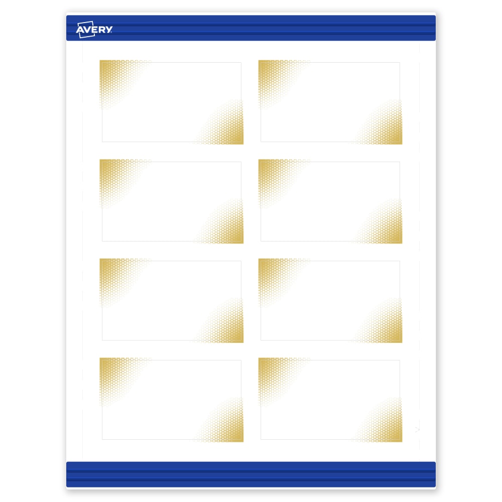 Avery® Printable Cards With Sure Feed® Technology, 2"