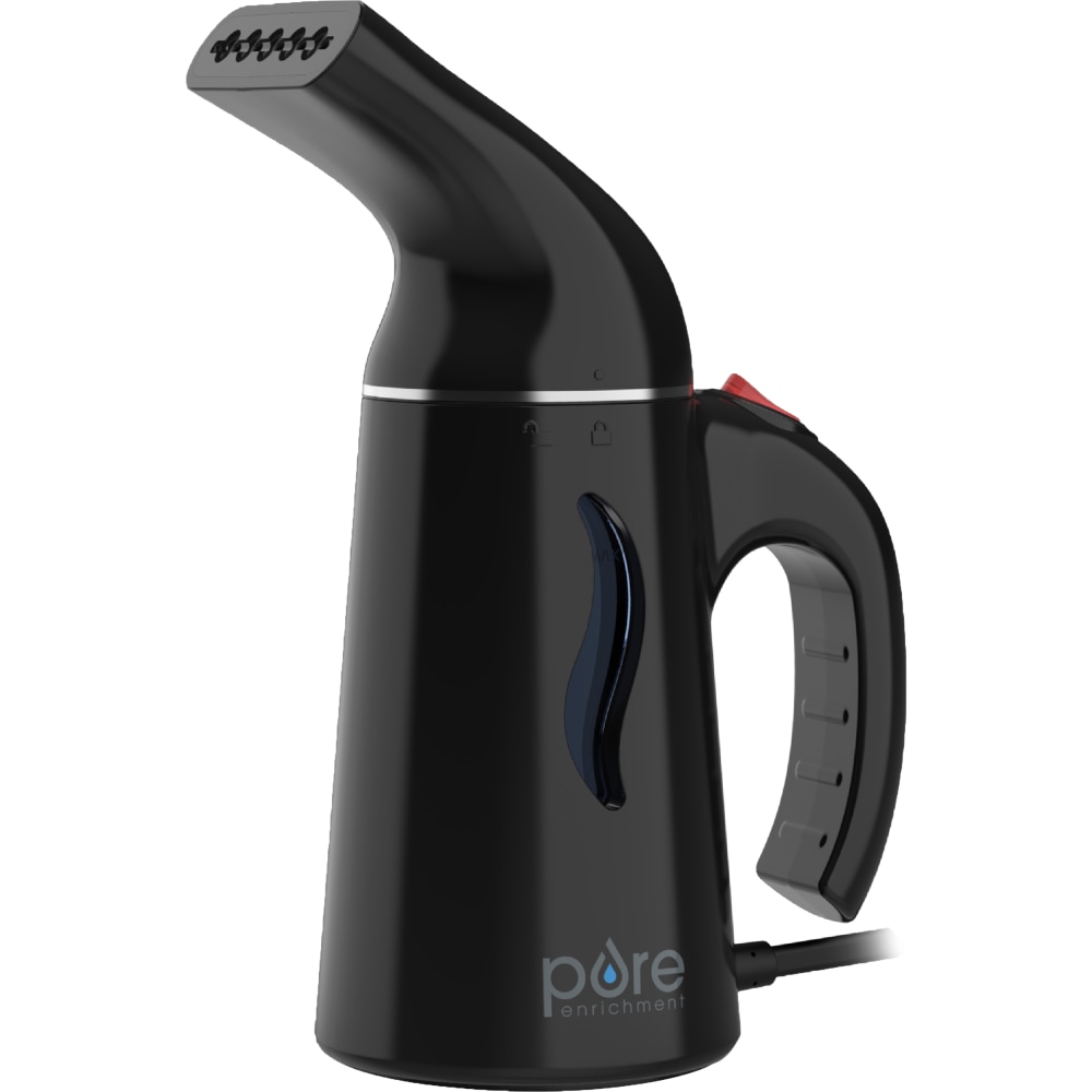 Pure Enrichment PureSteam Portable Fabric Steamer, Black