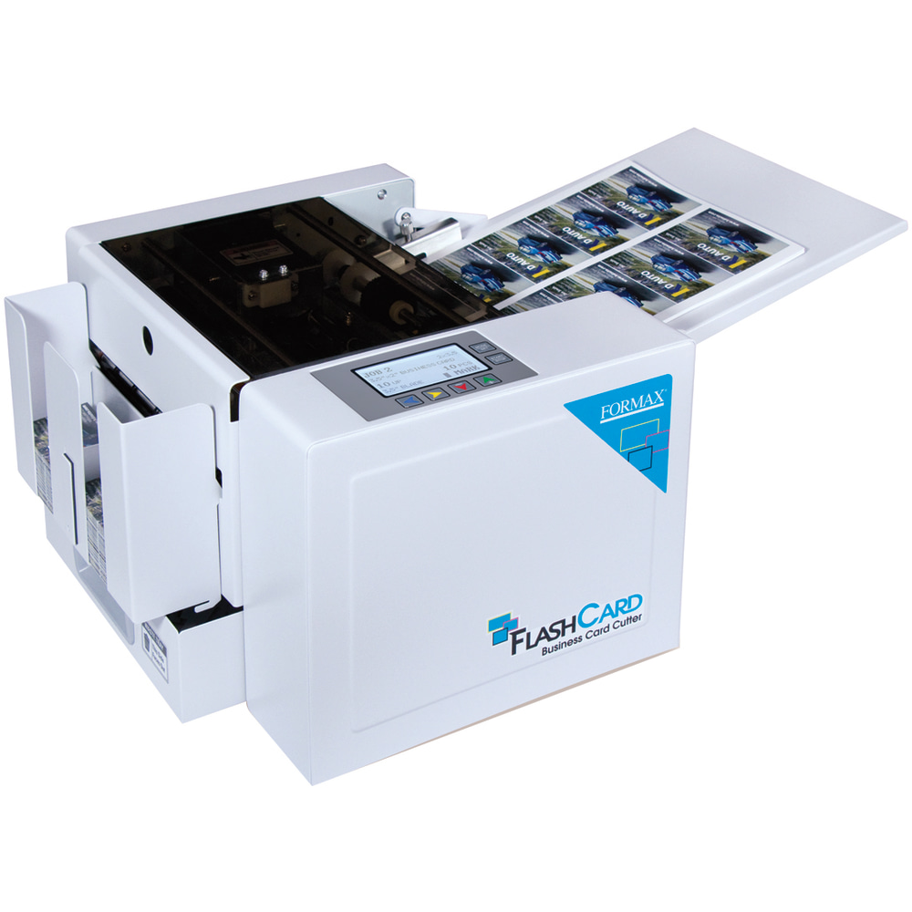Formax FlashCard Automatic Tabletop Card Cutter, 22", White