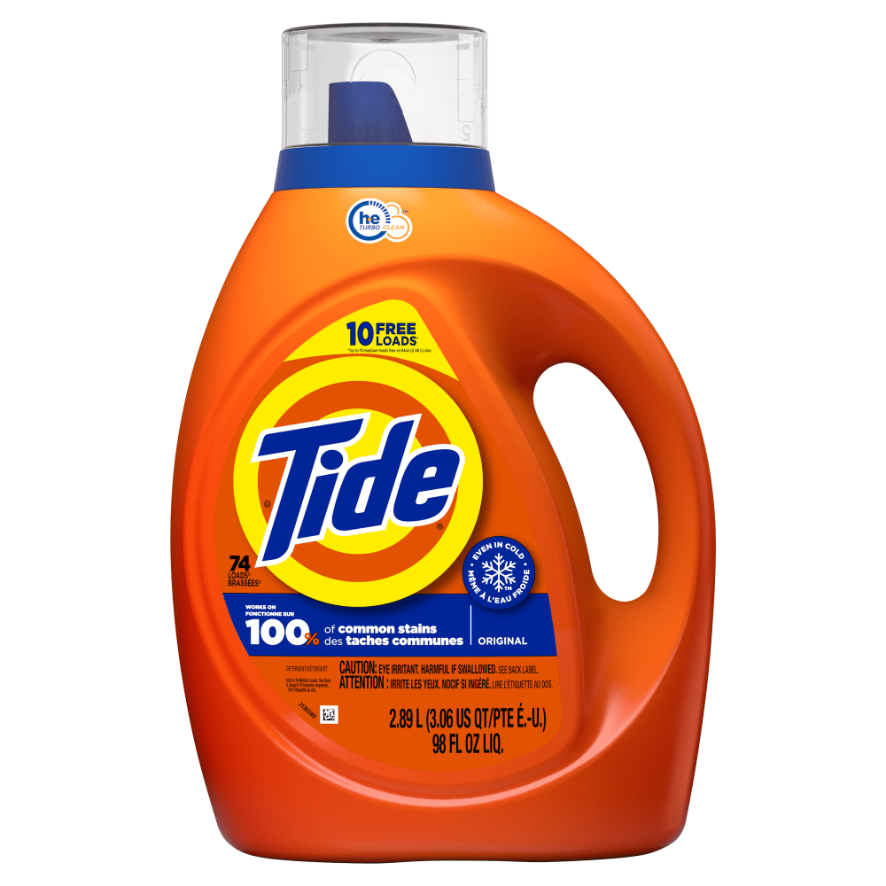 Tide Liquid Laundry Detergent, Original Scent, 84 Oz
