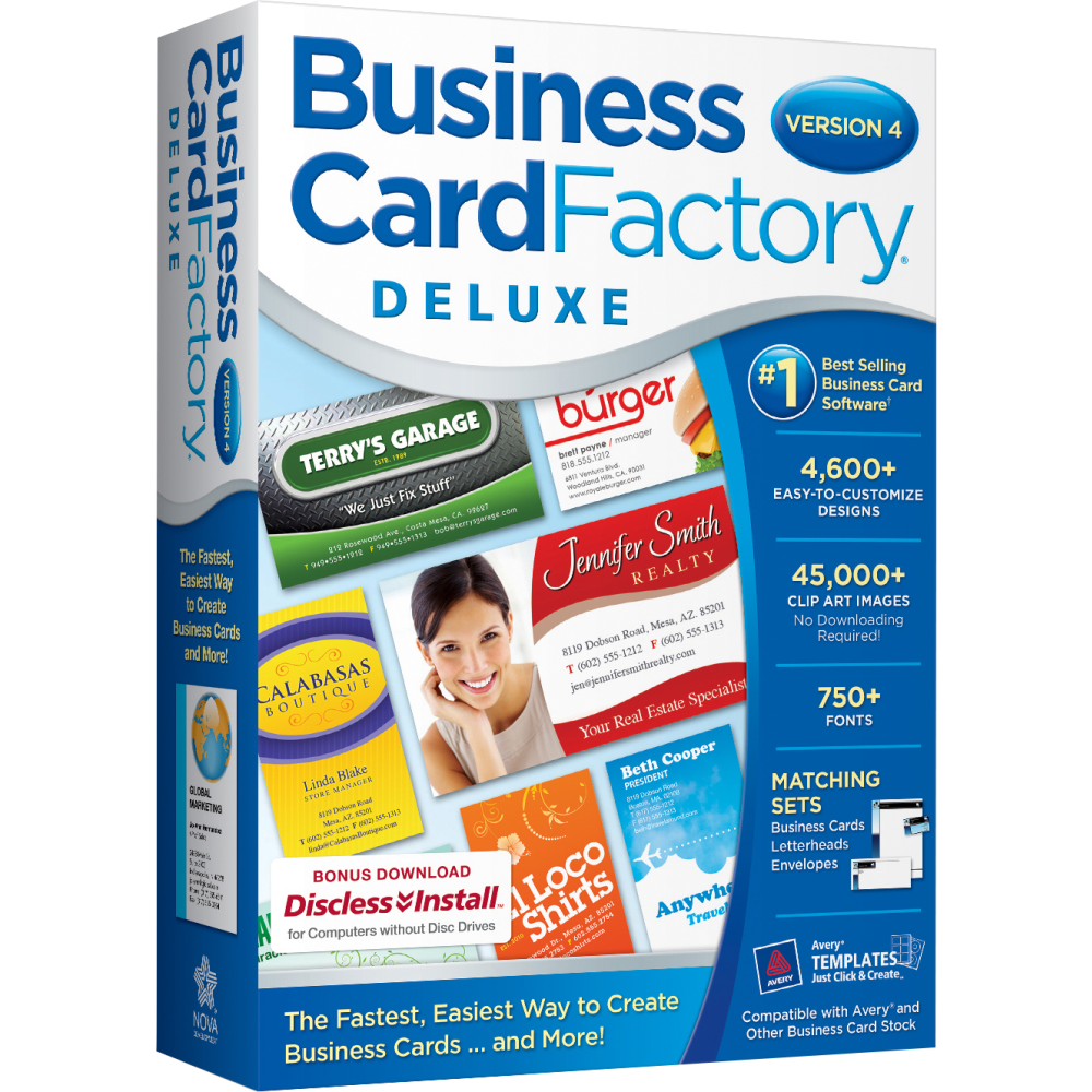 Business Card Factory Deluxe 4