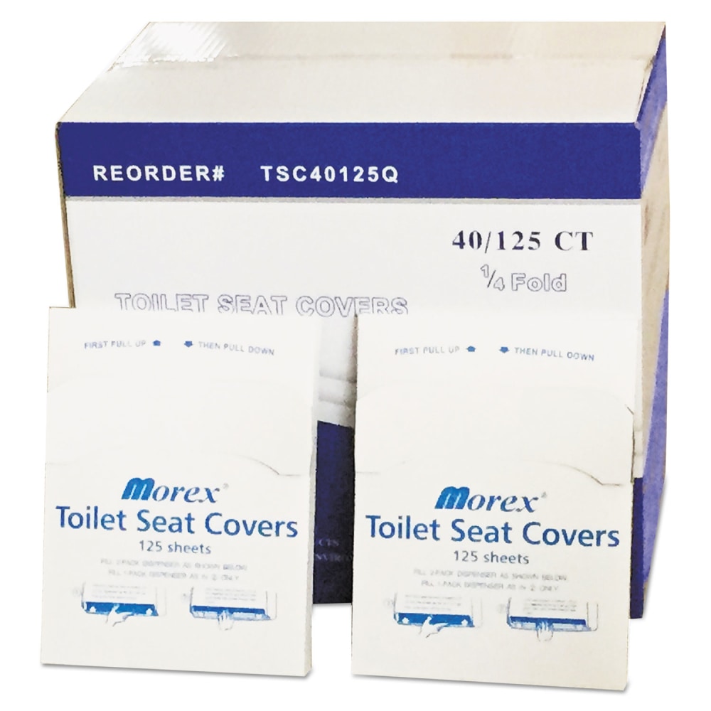GEN Quarter-Fold Toilet Seat Covers, 14.17 x 16.73,