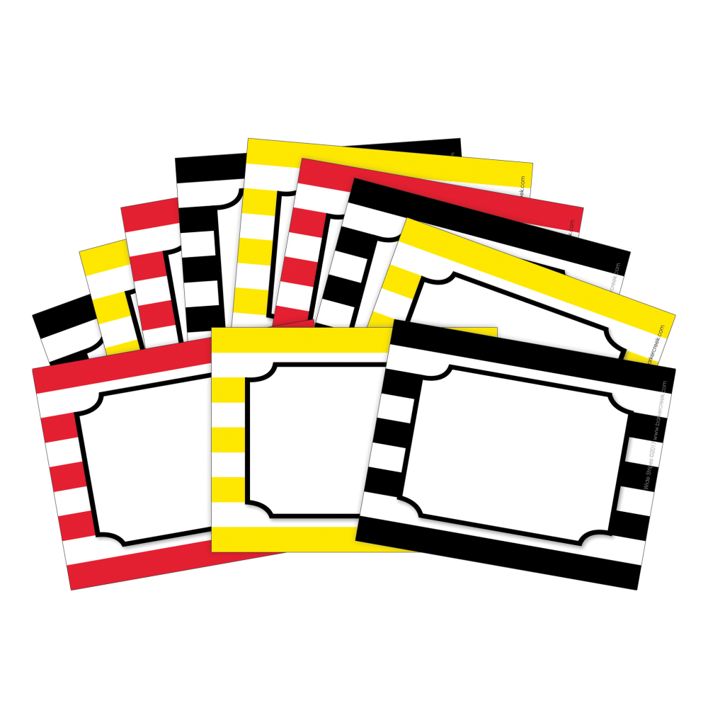 Barker Creek Name Badges/Self-Adhesive Labels, 3 1/2" x