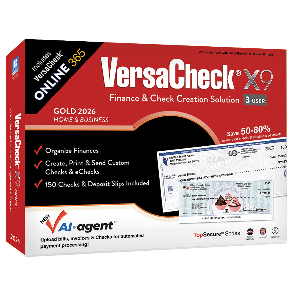 VersaCheck X9 Gold 2026 + VersaCheck ONLINE Gold