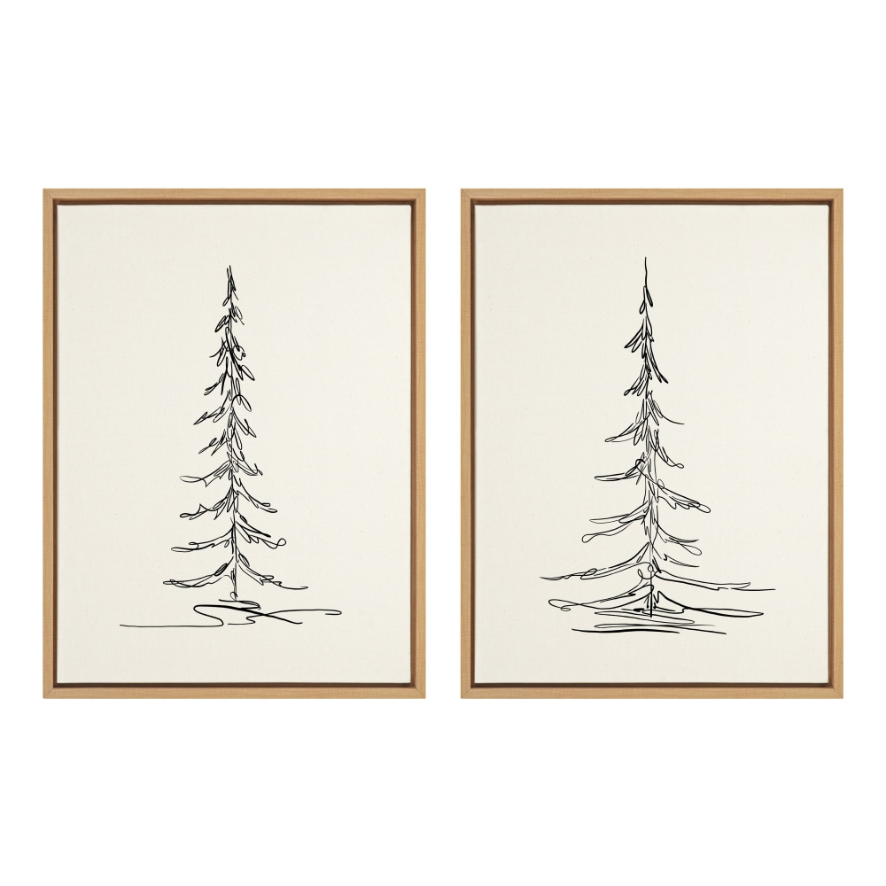Uniek Kate And Laurel Sylvie Framed Canvas Wall