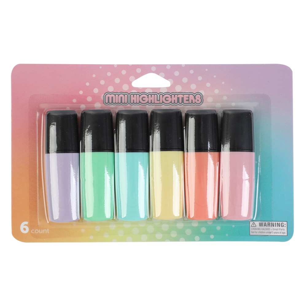 Office Depot® Brand Mini Highlighters, Chisel Point, Assorted