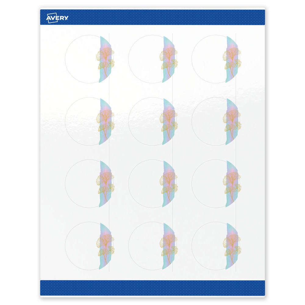 Avery® Printable Labels With Sure Feed® Technology, S00-EVF,