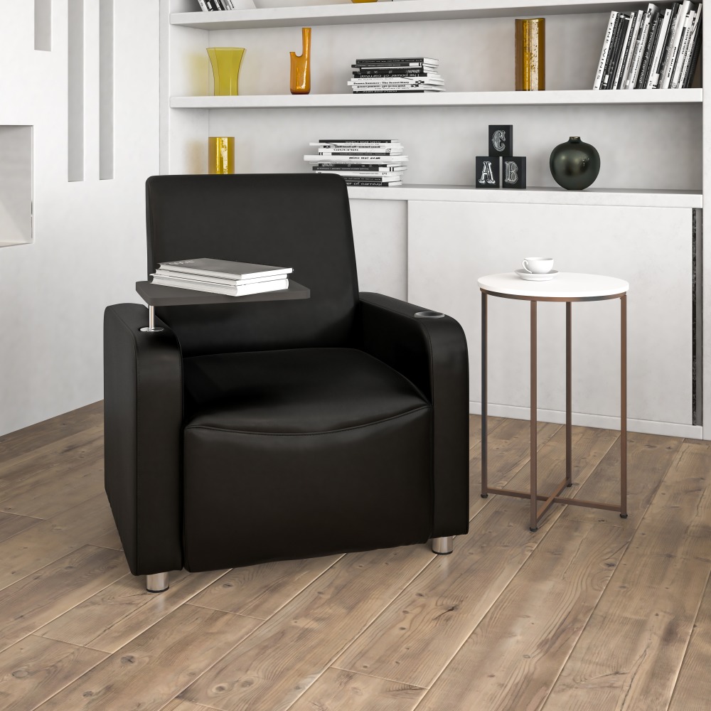 Flash Furniture LeatherSoft™ Faux Leather Guest Chair With