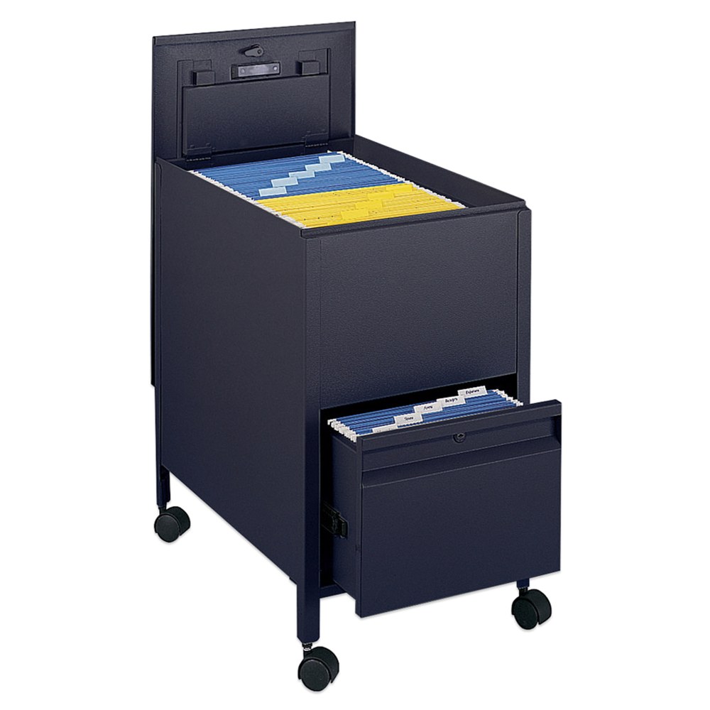Safco® Letter Tub File With Drawer, 28"H x