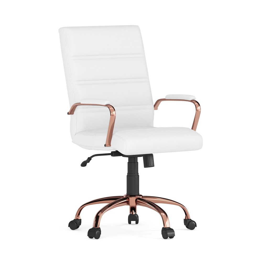 Flash Furniture LeatherSoft™ Faux Leather Mid-Back Office Chair