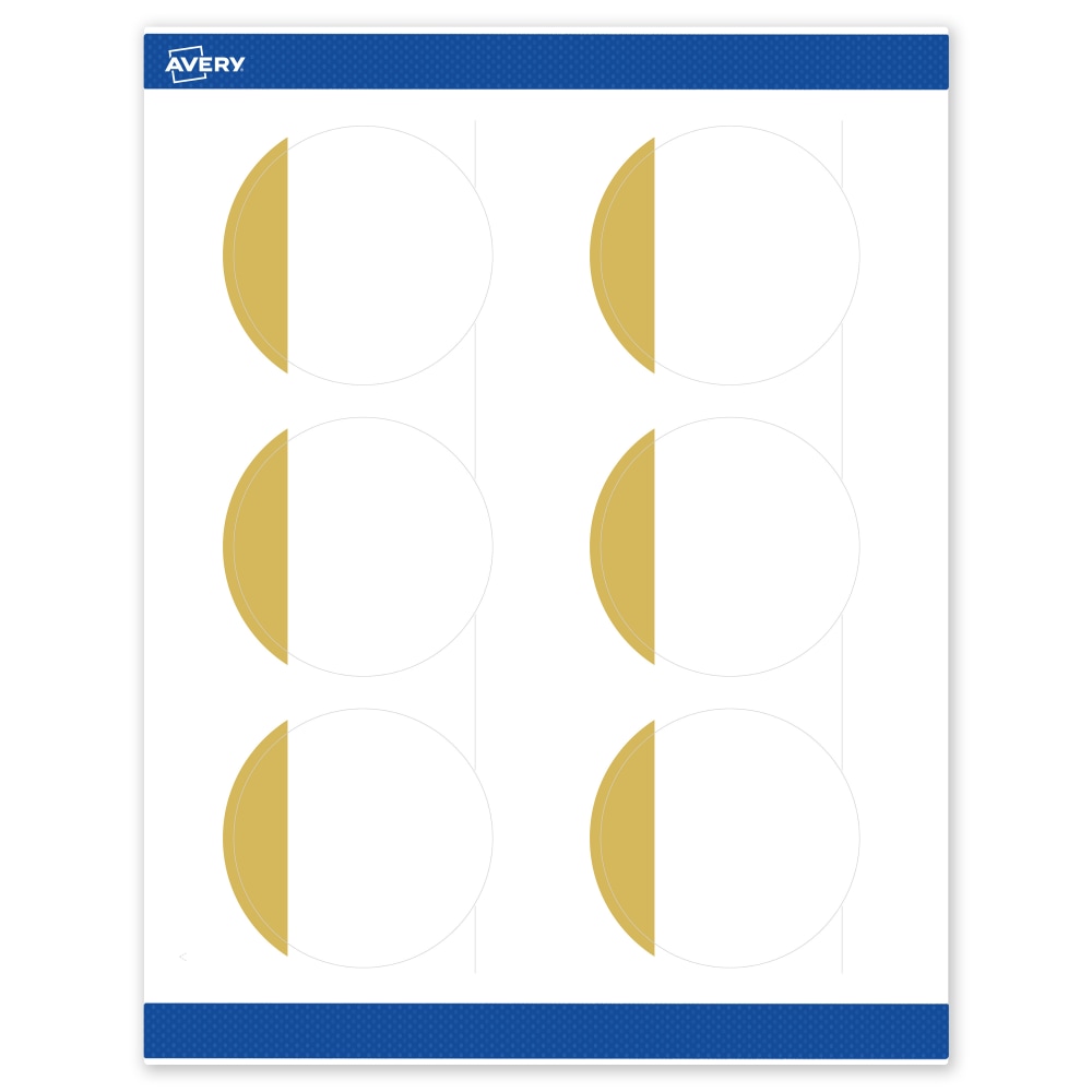 Avery® Print-To-The-Edge Labels With Sure Feed® Technology,