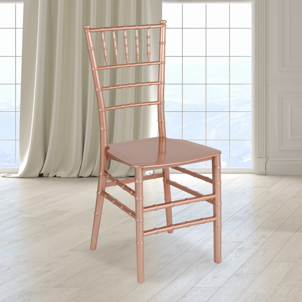 Flash Furniture HERCULES Series Resin Stackable Chiavari Chair,