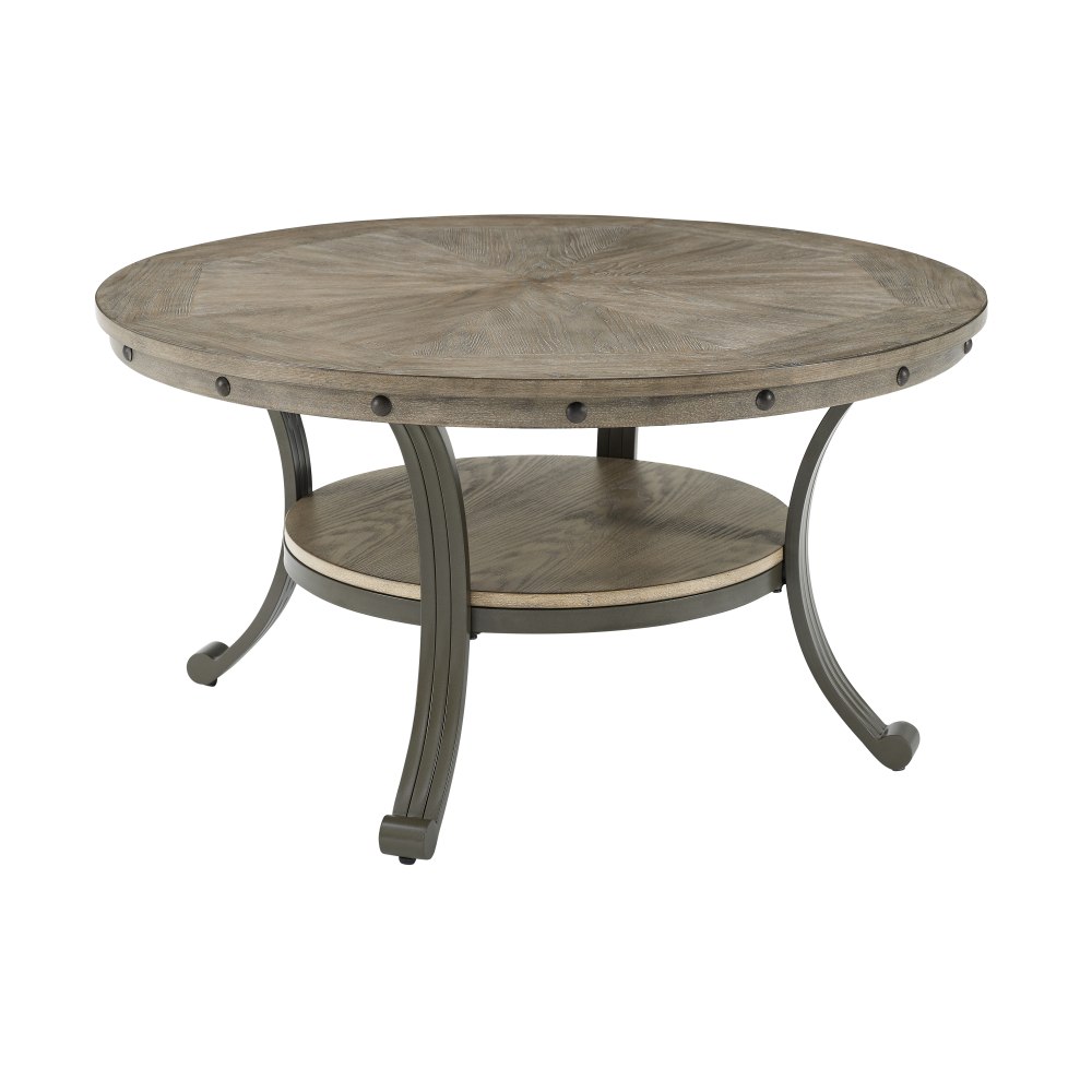 Powell Vinessa Round Coffee Table, 19"H x 36"W