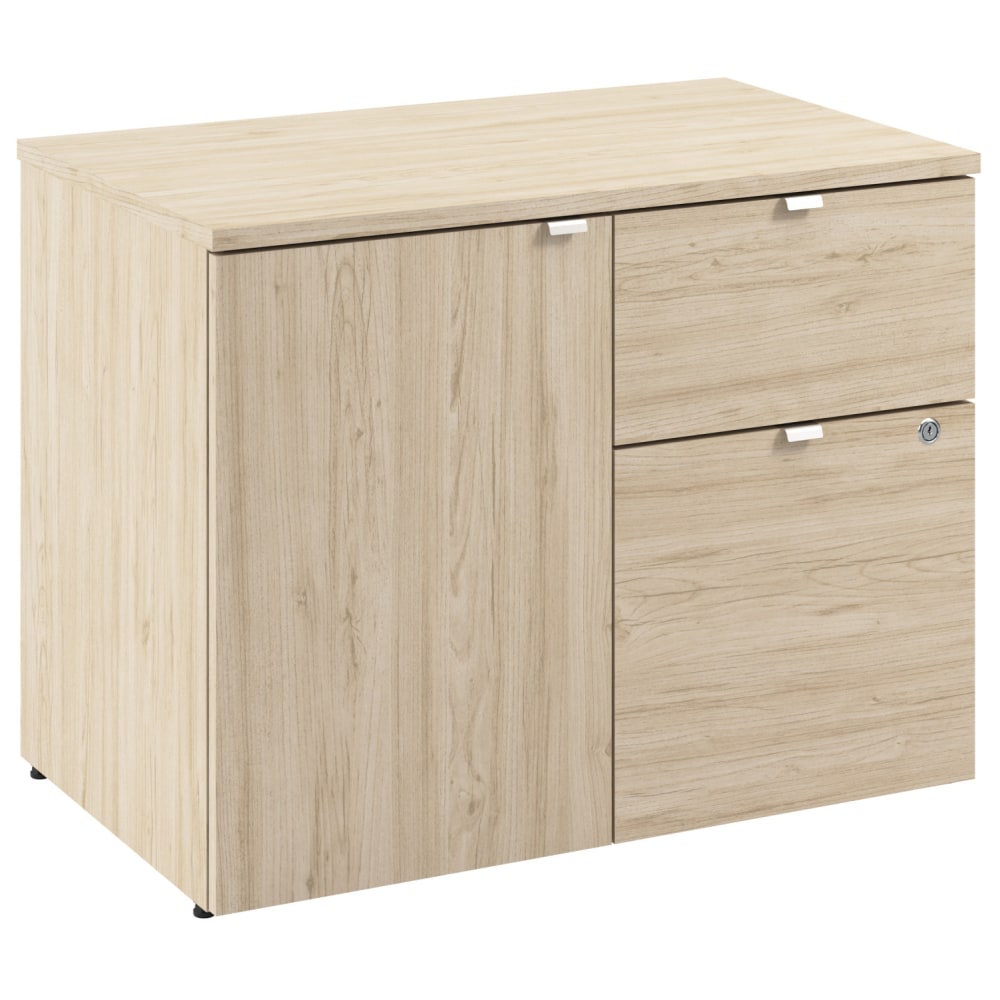 Stratus 30W Office Storage Cabinet with Drawers, Natural