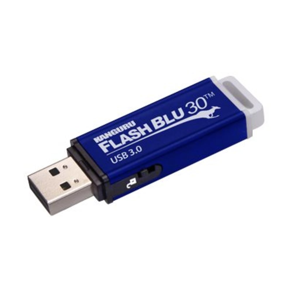 Kanguru FlashBlu30 with Physical Write Protect Switch SuperSpeed