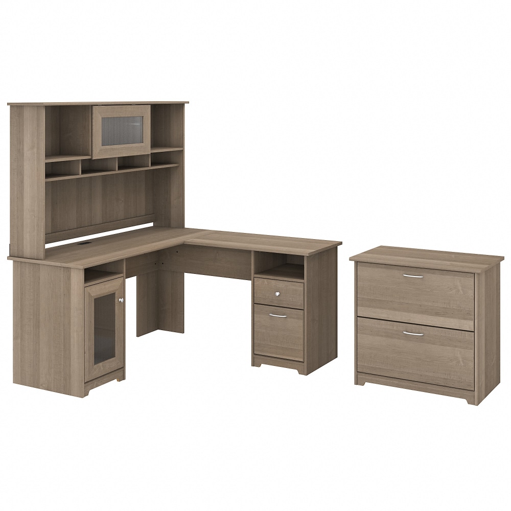 Bush Furniture Cabot 60"W L-Shaped Computer Desk With