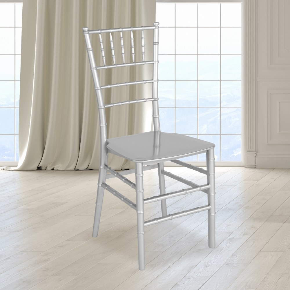 Flash Furniture HERCULES Series Resin Stackable Chiavari Chair,