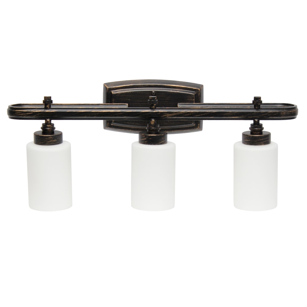 Lalia Home Essentix Contemporary 3-Light Vanity, 5-1/2"W,