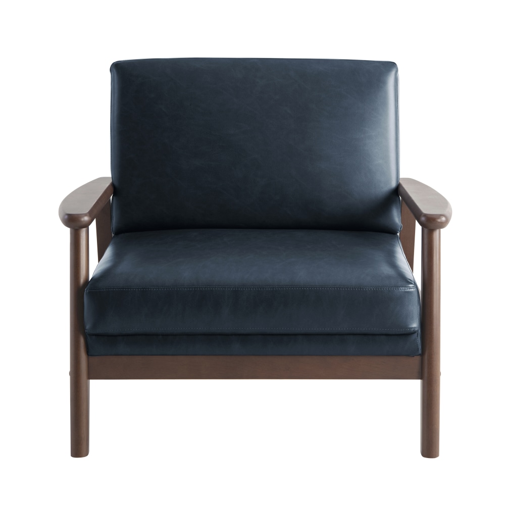 Lifestyle Solutions Anaheim Faux Leather Accent Guest Chair,