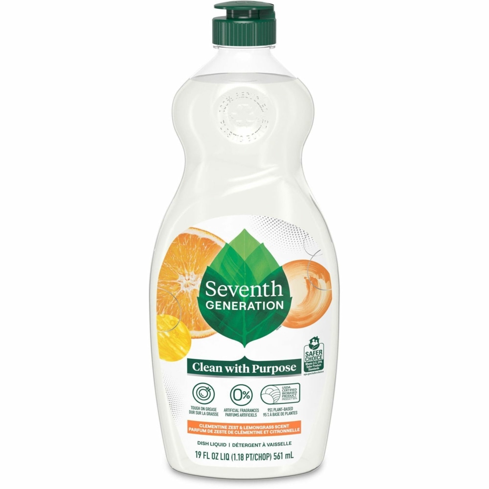 Seventh Generation Free/Clear Natural Dish Liquid - -