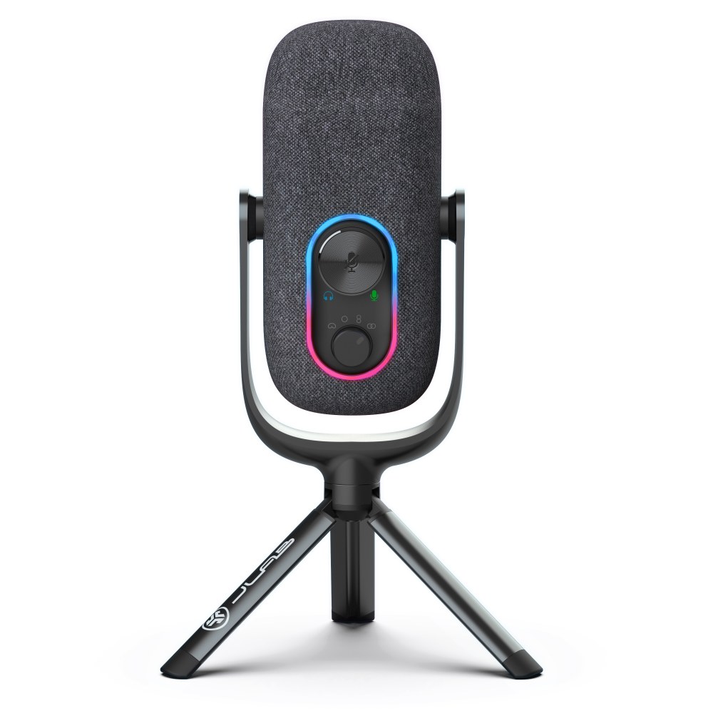 JLab Audio EPIC TALK USB Microphone, 6.69", Black