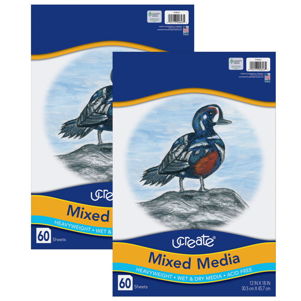 Pacon® UCreate Mixed Media Art Paper, Heavyweight, 12"