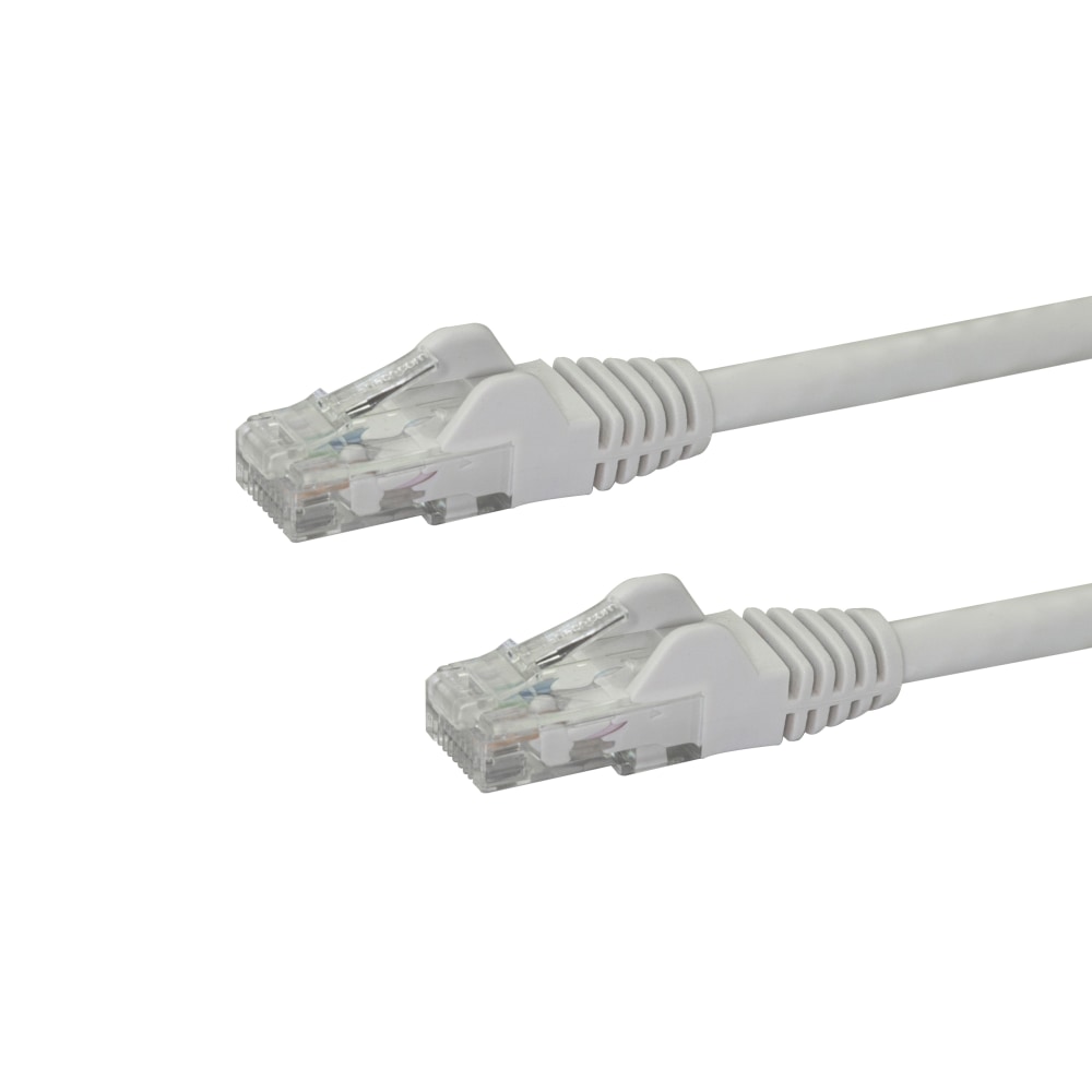 StarTech.com 100ft CAT6 Ethernet Cable - White Snagless