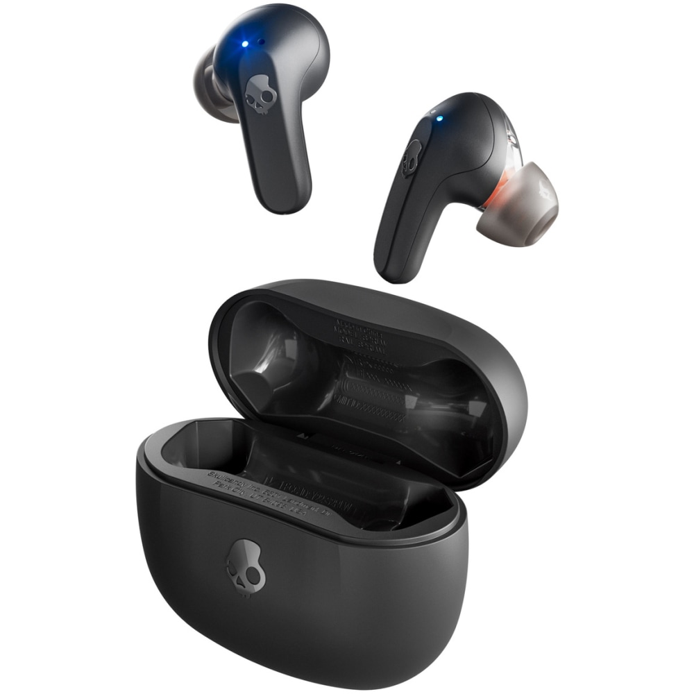 Skullcandy Rail True Wireless Earbuds, True Black, S2RLW-Q740