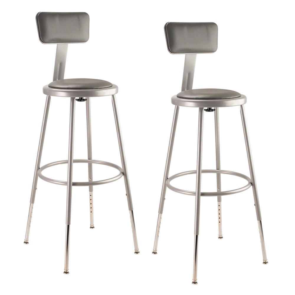 National Public Seating 6400 Series Adjustable Vinyl-Padded