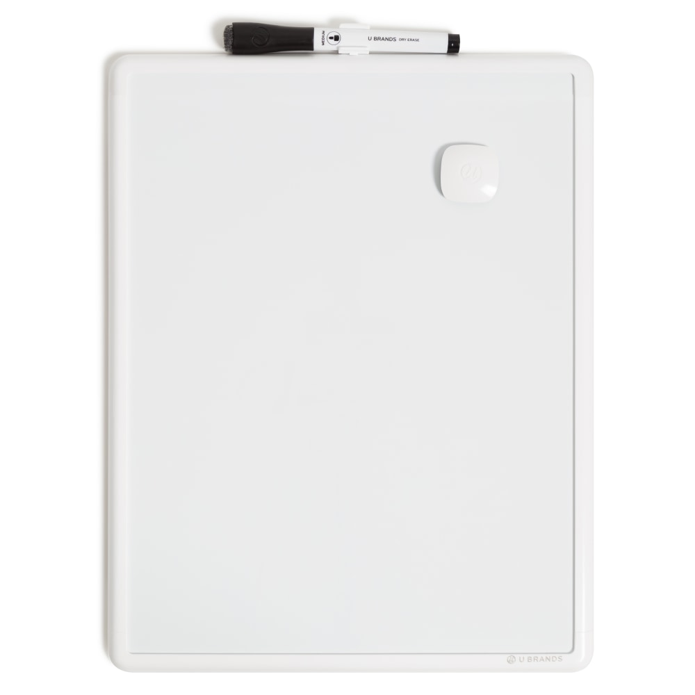 U Brands Contempo Magnetic Dry-Erase Board Bundle, 11"